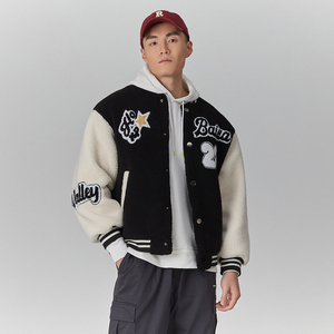 城市佐罗2022冬季美式复古颗粒绒外套