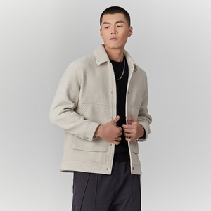 城市佐罗2022冬季简约休闲呢子外套